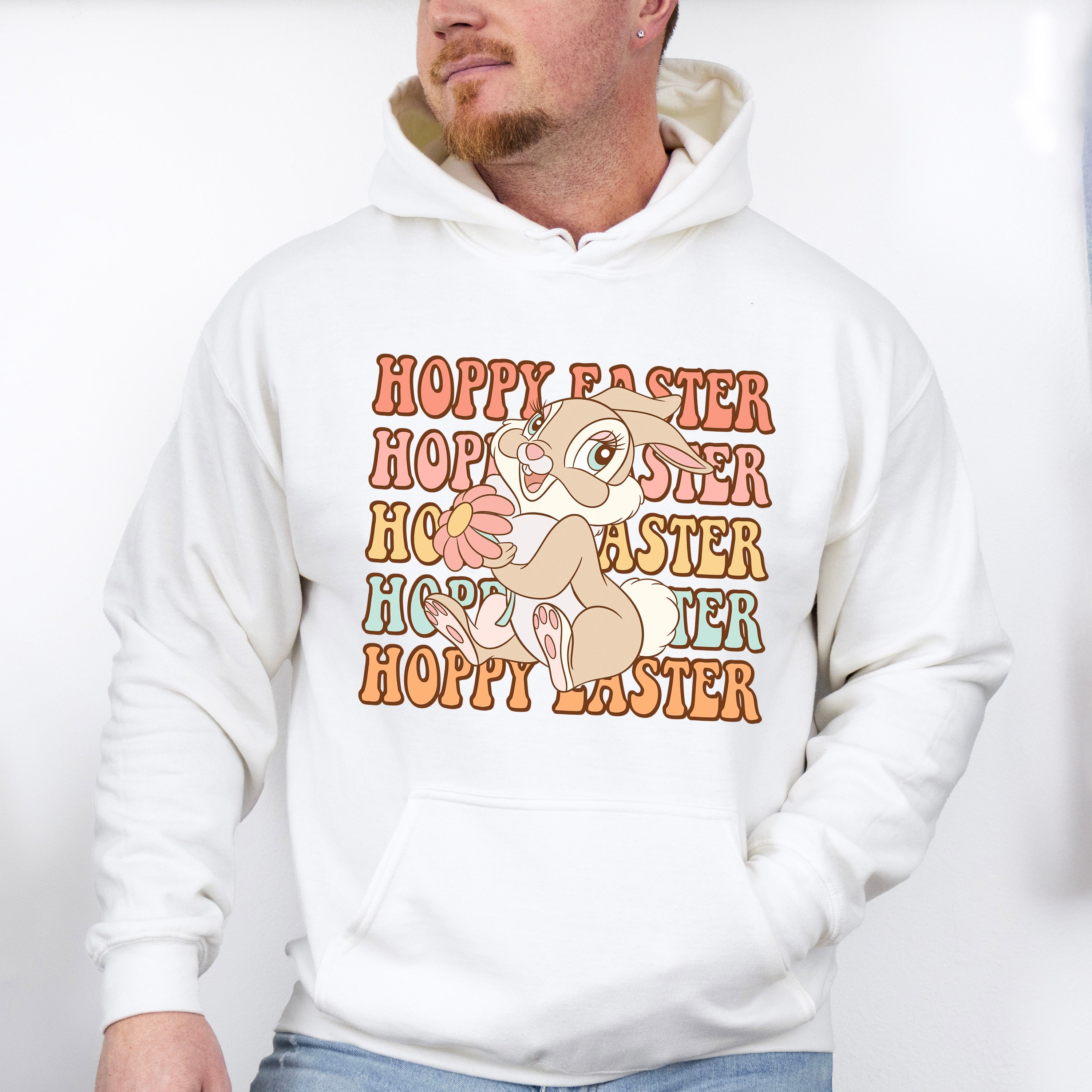 Hoppy Easter Bunny Easter Day Unisex Crewneck T-Shirt Sweatshirt Hoodie