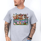 Happy Easter Animals Easter Day Unisex Crewneck T-Shirt Sweatshirt Hoodie
