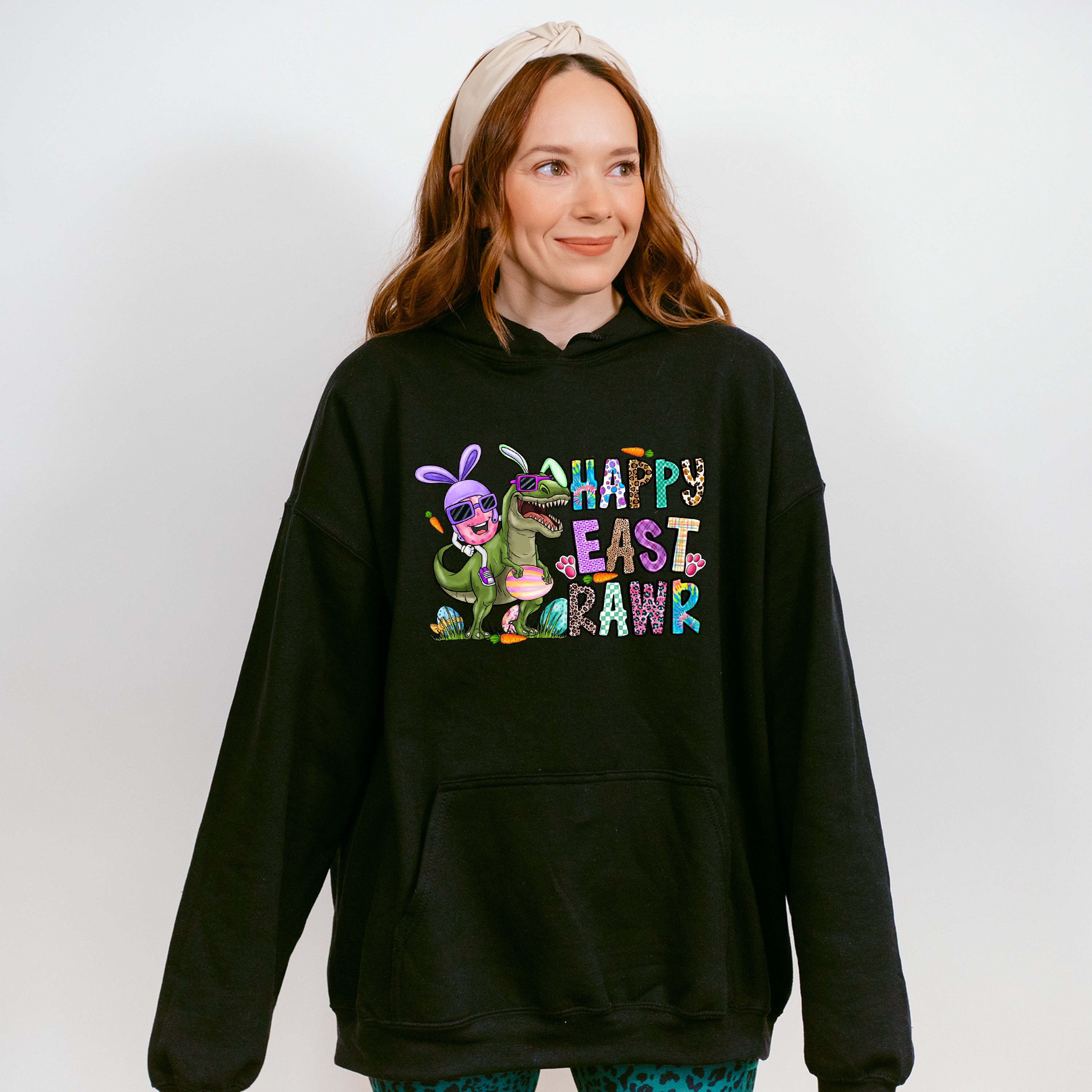 Happy Eastrawr Easter Day Unisex Crewneck T-Shirt Sweatshirt Hoodie