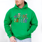 Hoppy Easter Flowers Easter Day Unisex Crewneck T-Shirt Sweatshirt Hoodie