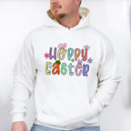 Hoppy Easter Flowers Easter Day Unisex Crewneck T-Shirt Sweatshirt Hoodie