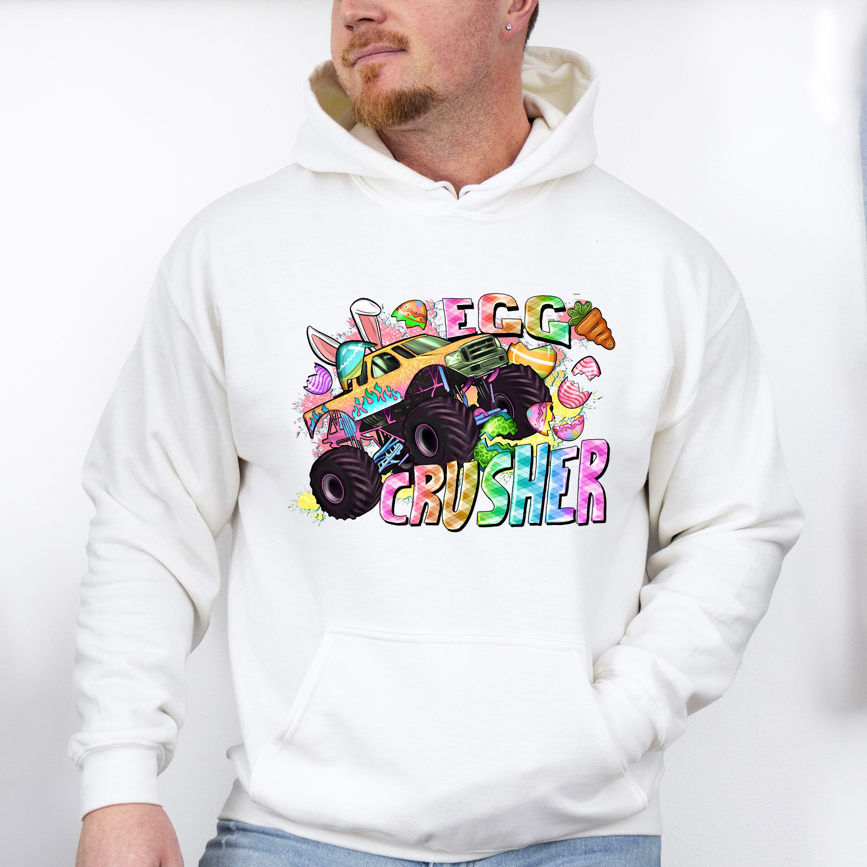 Egg Crusher Easter Day Unisex Crewneck T-Shirt Sweatshirt Hoodie