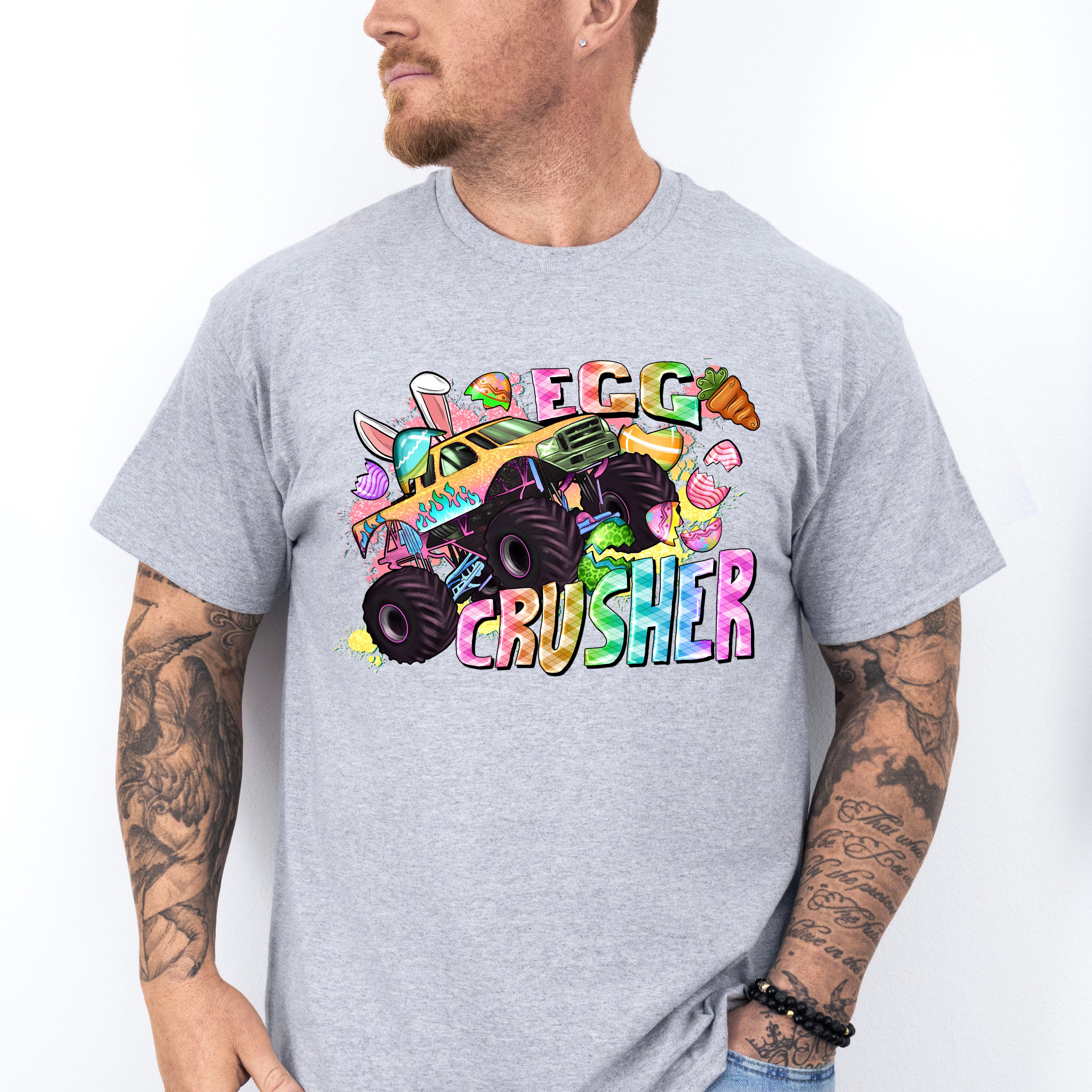 Egg Crusher Easter Day Unisex Crewneck T-Shirt Sweatshirt Hoodie
