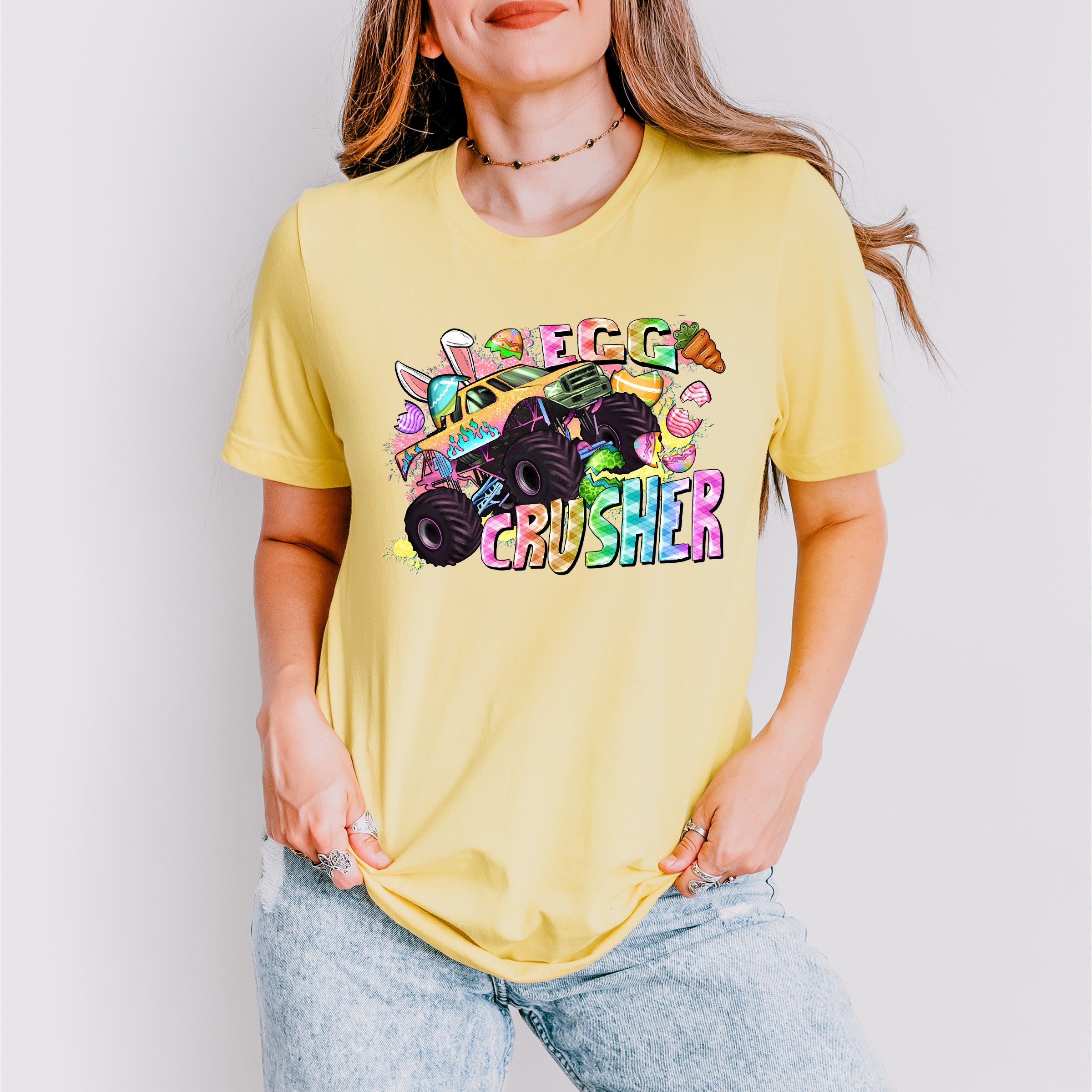 Egg Crusher Easter Day Unisex Crewneck T-Shirt Sweatshirt Hoodie