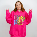 Hoppy Easter Pink Bunny Face Easter Day Unisex Crewneck T-Shirt Sweatshirt Hoodie