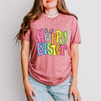 Hoppy Easter Pink Bunny Face Easter Day Unisex Crewneck T-Shirt Sweatshirt Hoodie