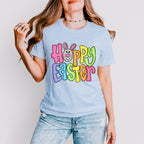 Hoppy Easter Pink Bunny Face Easter Day Unisex Crewneck T-Shirt Sweatshirt Hoodie