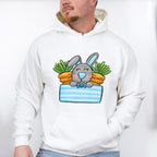 Bunny And Carrots Easter Day Unisex Crewneck T-Shirt Sweatshirt Hoodie