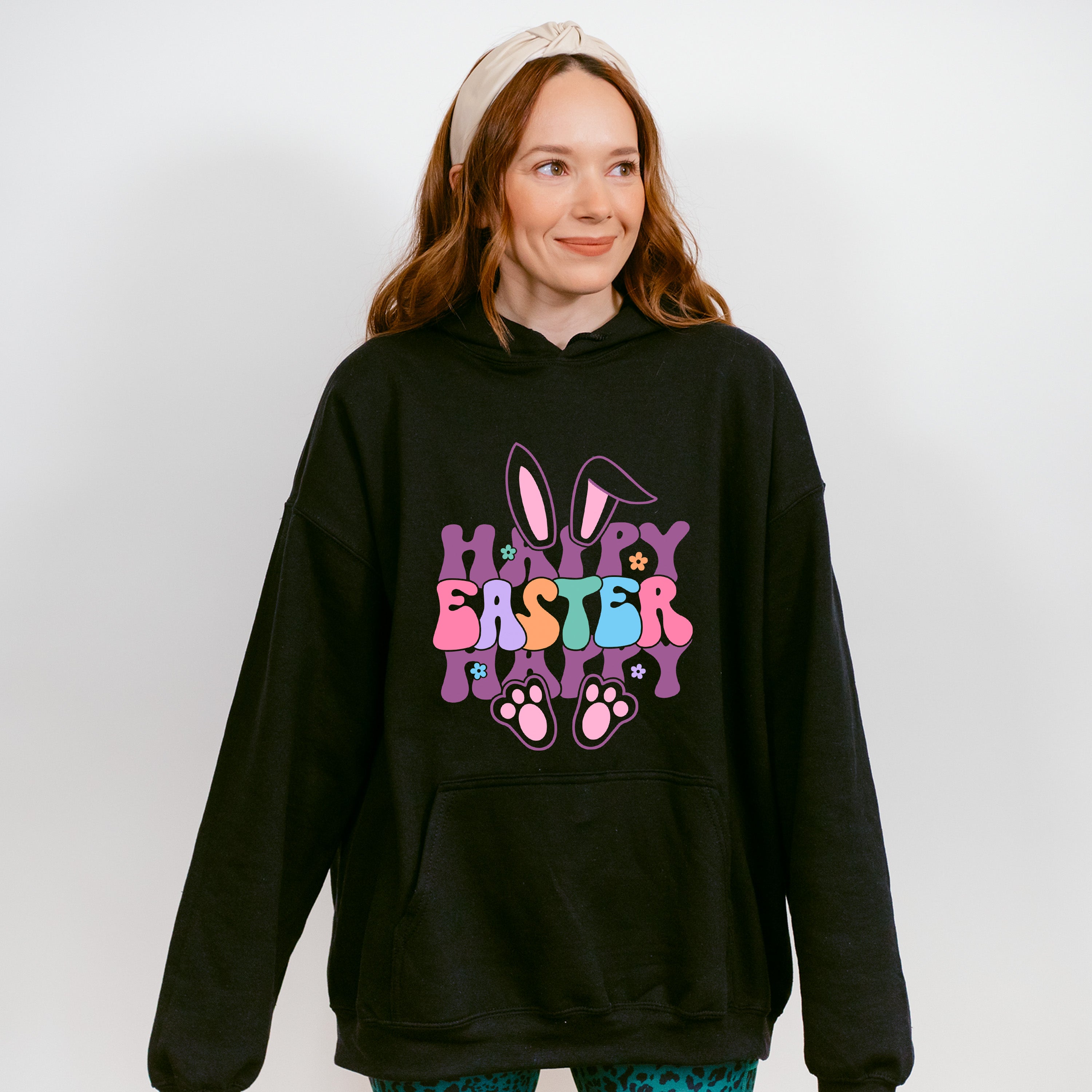 Happy Easter Bunny Easter Day Unisex Crewneck T-Shirt Sweatshirt Hoodie