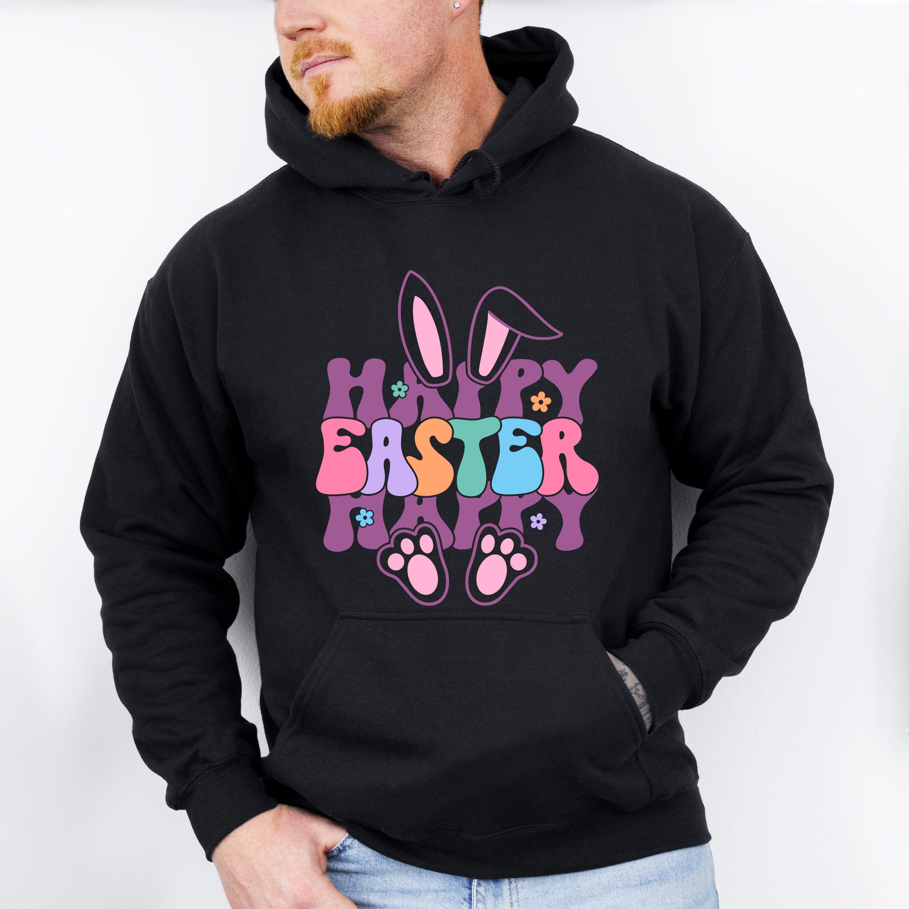 Happy Easter Bunny Easter Day Unisex Crewneck T-Shirt Sweatshirt Hoodie