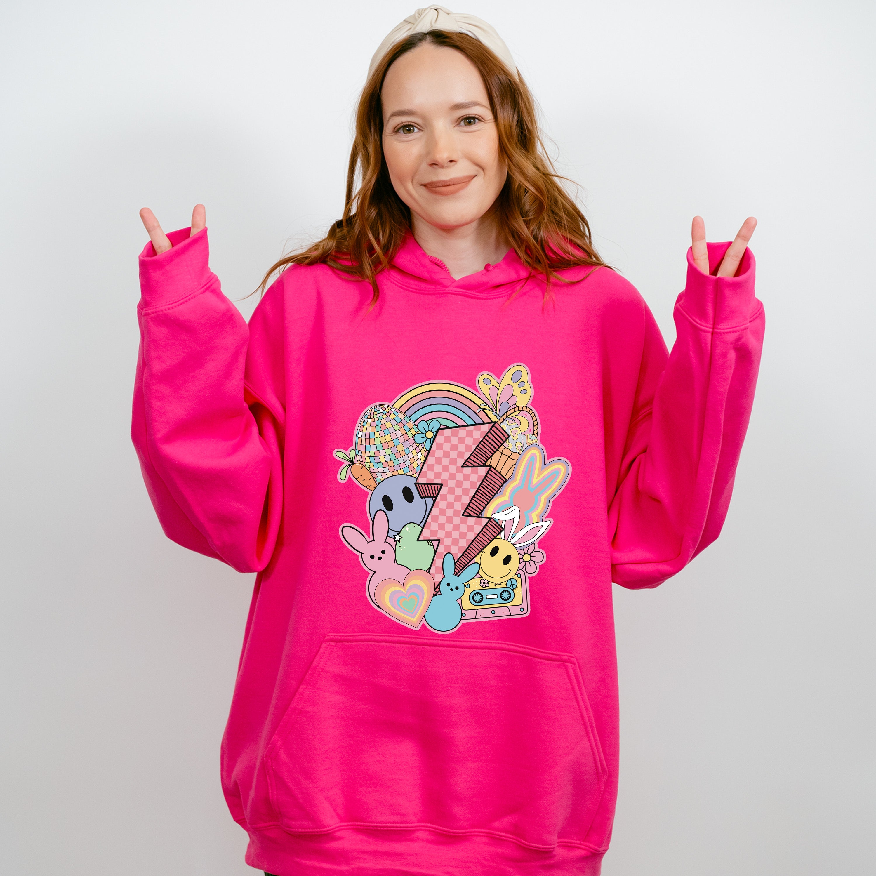 Easter Lighting Easter Day Unisex Crewneck T-Shirt Sweatshirt Hoodie