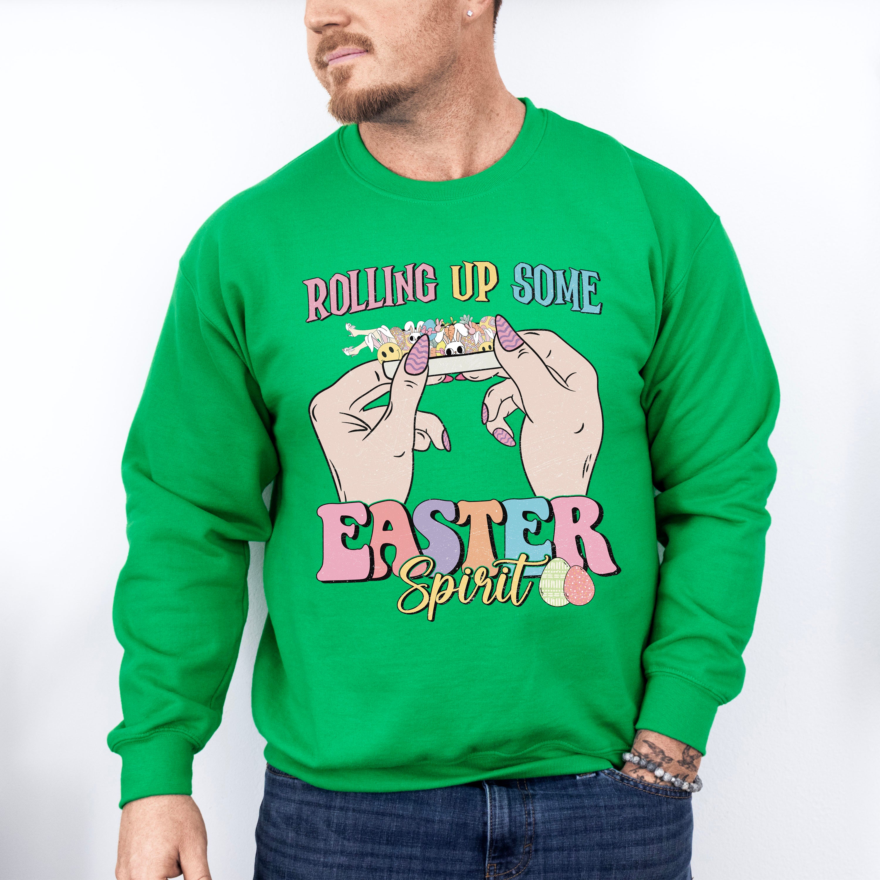 Easter Spirit Easter Day Unisex Crewneck T-Shirt Sweatshirt Hoodie
