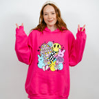Bunny Kisses Easter Wishes Easter Day Unisex Crewneck T-Shirt Sweatshirt Hoodie