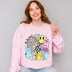 Bunny Kisses Easter Wishes Easter Day Unisex Crewneck T-Shirt Sweatshirt Hoodie
