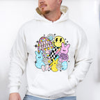 Bunny Kisses Easter Wishes Easter Day Unisex Crewneck T-Shirt Sweatshirt Hoodie