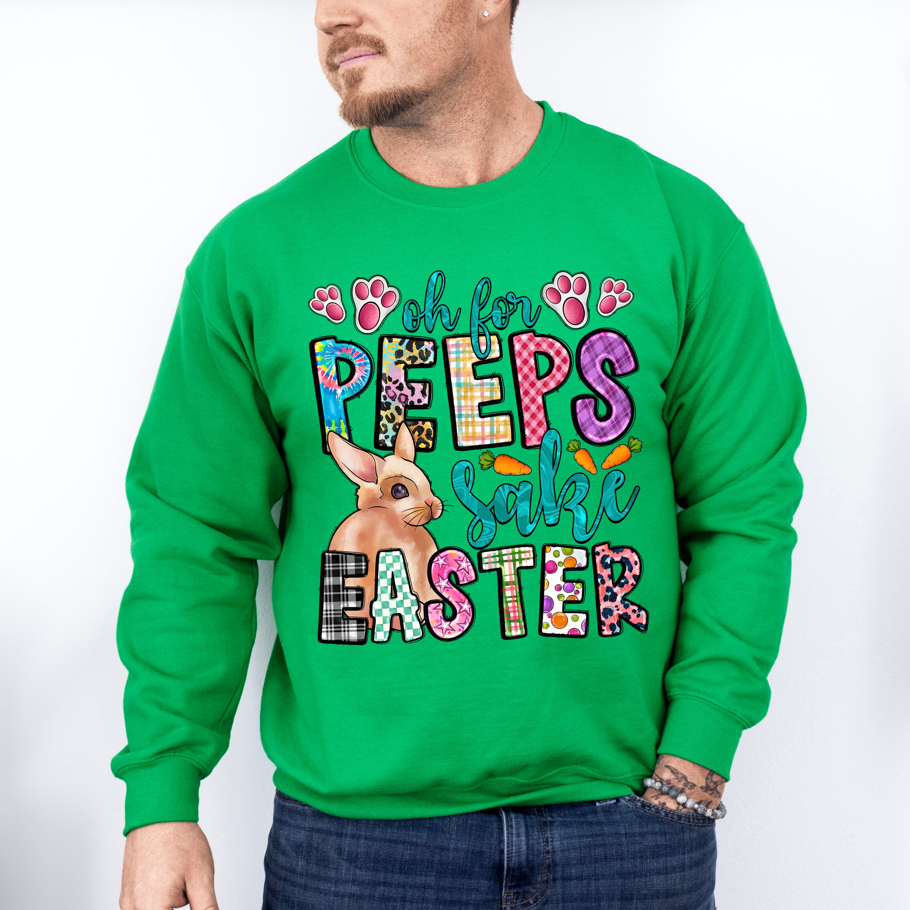 For Peeps Sake Easter Easter Day Unisex Crewneck T-Shirt Sweatshirt Hoodie