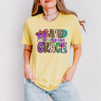 Saved By His Grace Easter Day Unisex Crewneck T-Shirt Sweatshirt Hoodie