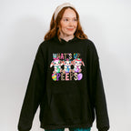 What's Up Peeps Easter Day Unisex Crewneck T-Shirt Sweatshirt Hoodie