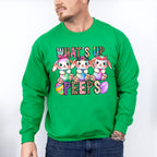 What's Up Peeps Easter Day Unisex Crewneck T-Shirt Sweatshirt Hoodie