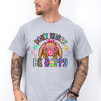 Happy Bunny Easter Day Unisex Crewneck T-Shirt Sweatshirt Hoodie