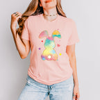 Rainbow Bunny Easter Day Unisex Crewneck T-Shirt Sweatshirt Hoodie