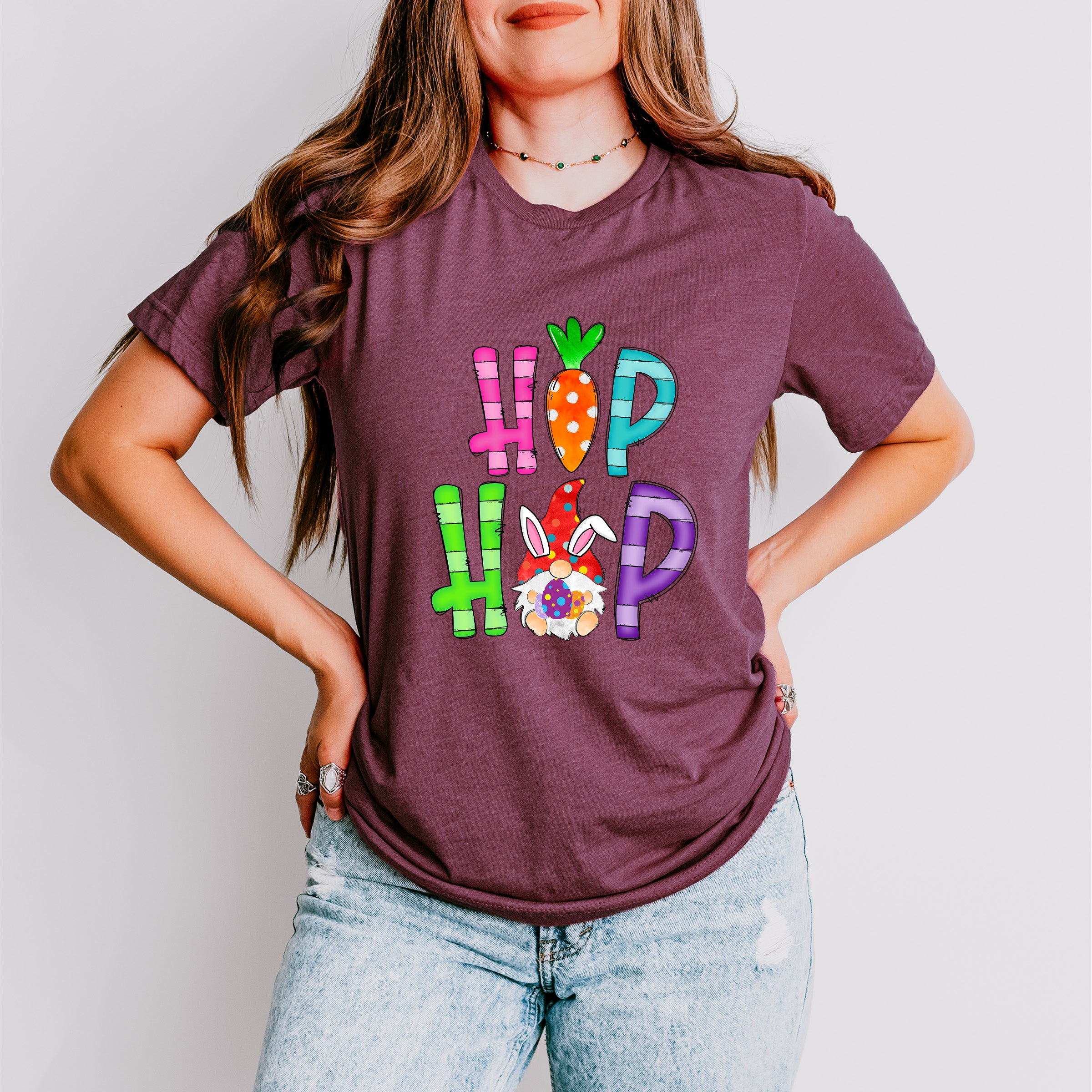 Hip Hop Bunny Easter Day Unisex Crewneck T-Shirt Sweatshirt Hoodie