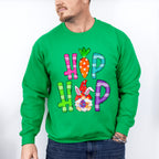 Hip Hop Bunny Easter Day Unisex Crewneck T-Shirt Sweatshirt Hoodie