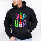 Hip Hop Bunny Easter Day Unisex Crewneck T-Shirt Sweatshirt Hoodie