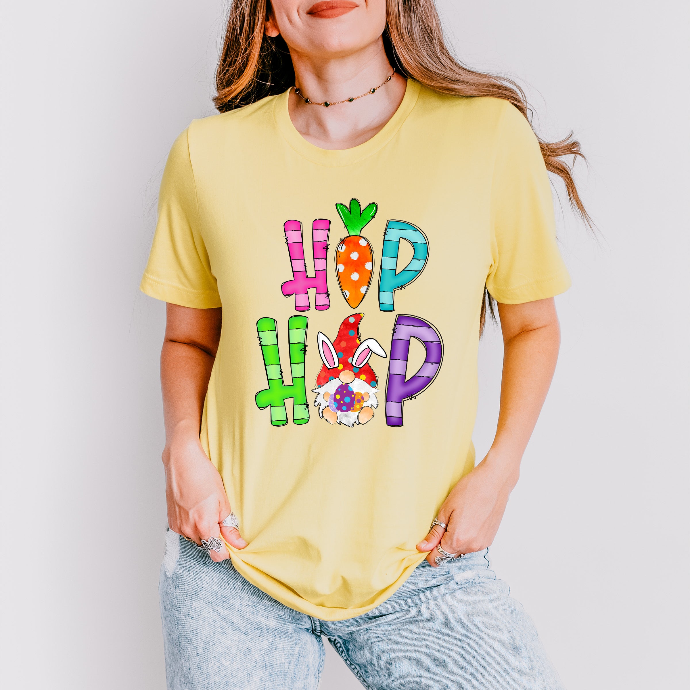 Hip Hop Bunny Easter Day Unisex Crewneck T-Shirt Sweatshirt Hoodie