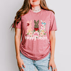 Trio Bunny Easter Day Unisex Crewneck T-Shirt Sweatshirt Hoodie