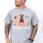 Trio Bunny Easter Day Unisex Crewneck T-Shirt Sweatshirt Hoodie