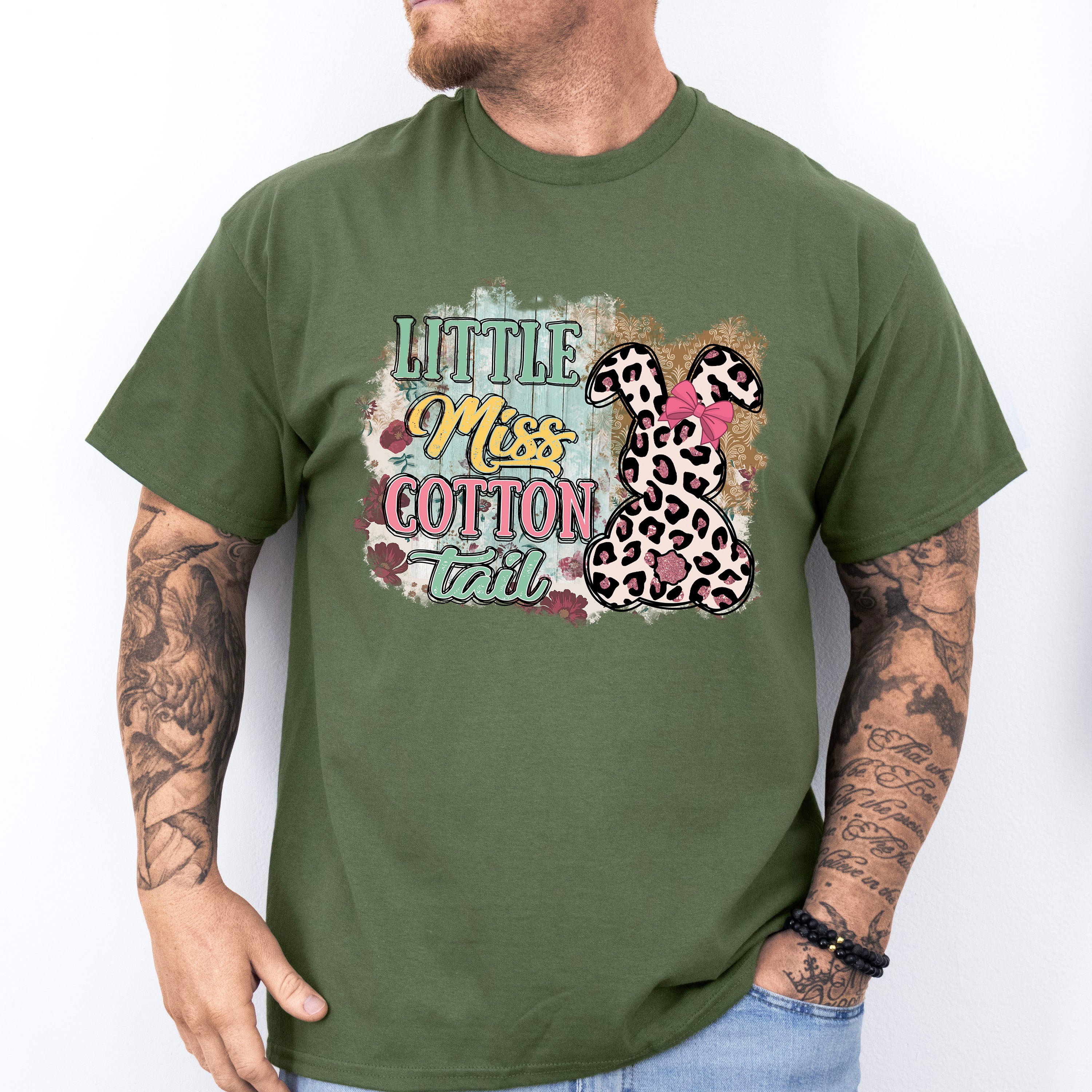 Miss Cotton Tail Easter Day Unisex Crewneck T-Shirt Sweatshirt Hoodie