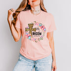 Easter Leopard Cross Easter Squad Special Easter Day Unisex Crewneck T-Shirt Sweatshirt Hoodie