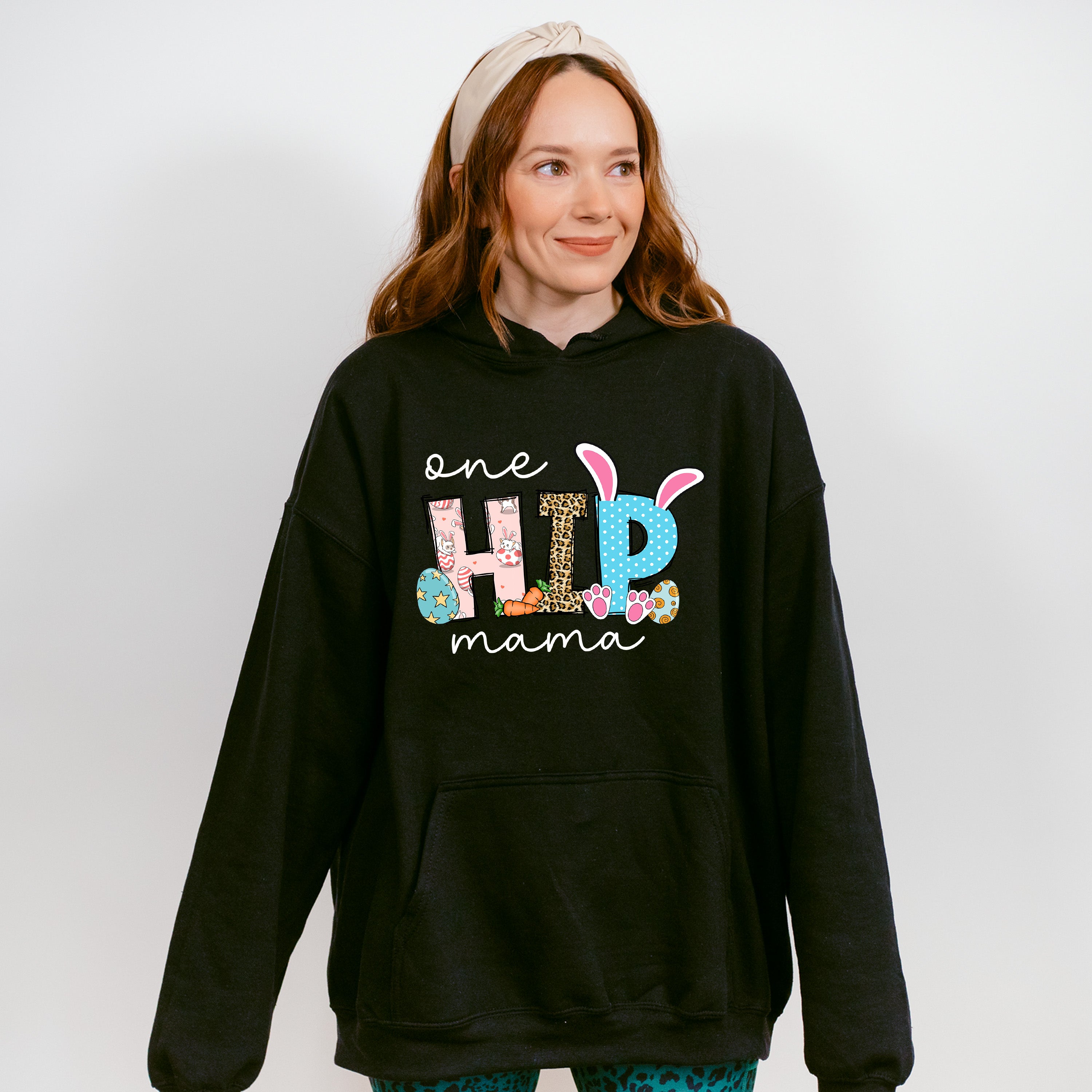 One Hip Mama Easter Day Unisex Crewneck T-Shirt Sweatshirt Hoodie