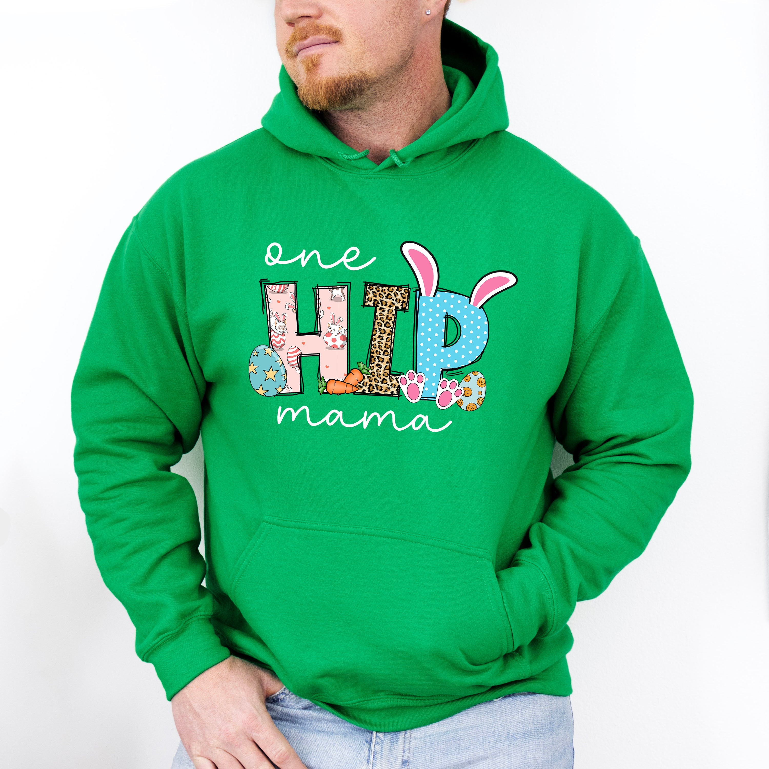 One Hip Mama Easter Day Unisex Crewneck T-Shirt Sweatshirt Hoodie