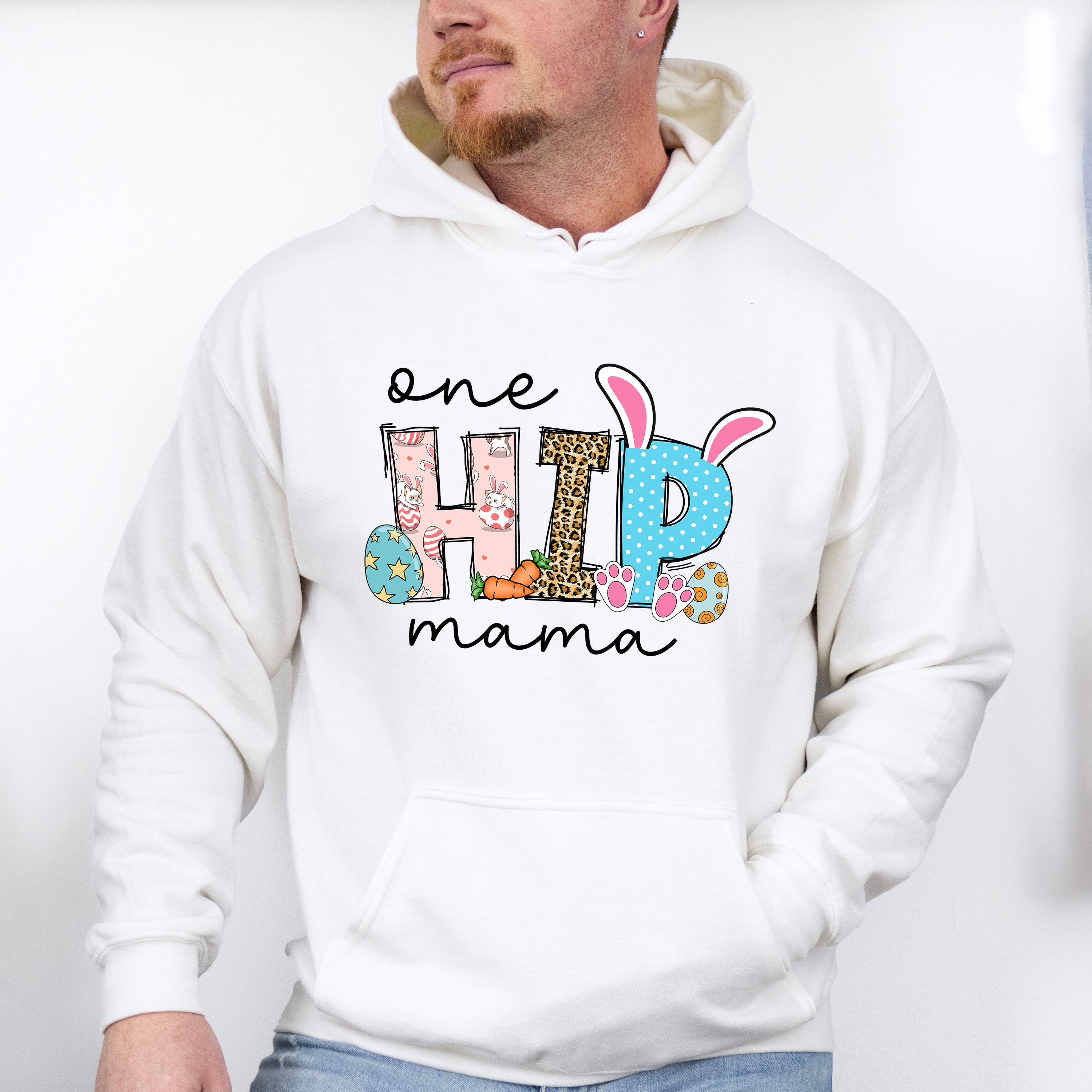 One Hip Mama Easter Day Unisex Crewneck T-Shirt Sweatshirt Hoodie