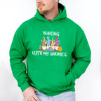 Hunting With My Gnomies Easter Day Unisex Crewneck T-Shirt Sweatshirt Hoodie