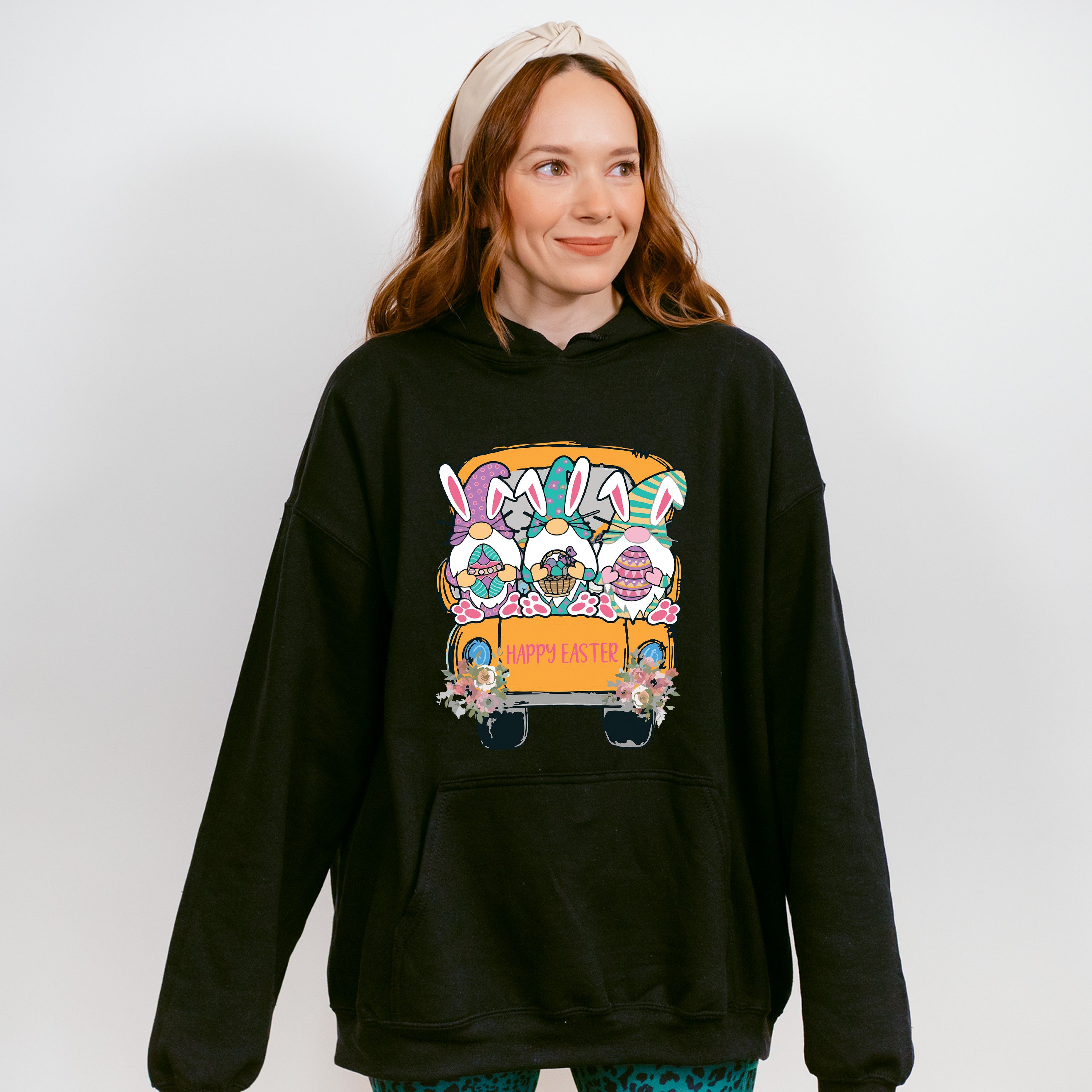 Easter Gnome Trio Easter Day Unisex Crewneck T-Shirt Sweatshirt Hoodie