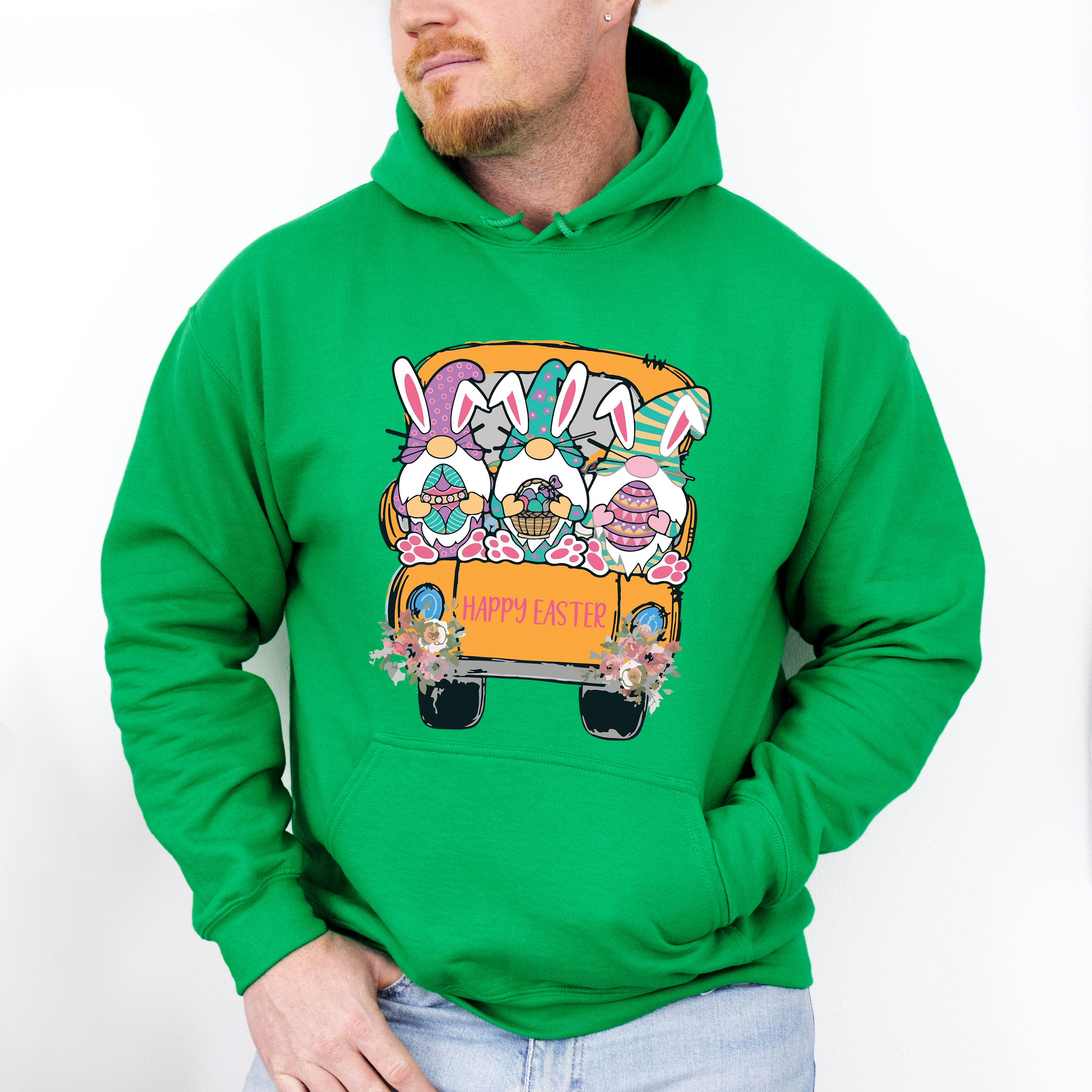 Easter Gnome Trio Easter Day Unisex Crewneck T-Shirt Sweatshirt Hoodie