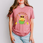 Chilling With My Peeps Easter Day Unisex Crewneck T-Shirt Sweatshirt Hoodie