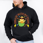 Chilling With My Peeps Easter Day Unisex Crewneck T-Shirt Sweatshirt Hoodie