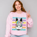 Rainbow Easter Bunny Easter Day Unisex Crewneck T-Shirt Sweatshirt Hoodie