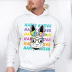 Rainbow Easter Bunny Easter Day Unisex Crewneck T-Shirt Sweatshirt Hoodie