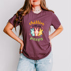 Easter Chillin Peeps Easter Day Unisex Crewneck T-Shirt Sweatshirt Hoodie