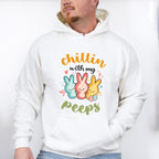 Easter Chillin Peeps Easter Day Unisex Crewneck T-Shirt Sweatshirt Hoodie