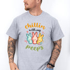 Easter Chillin Peeps Easter Day Unisex Crewneck T-Shirt Sweatshirt Hoodie