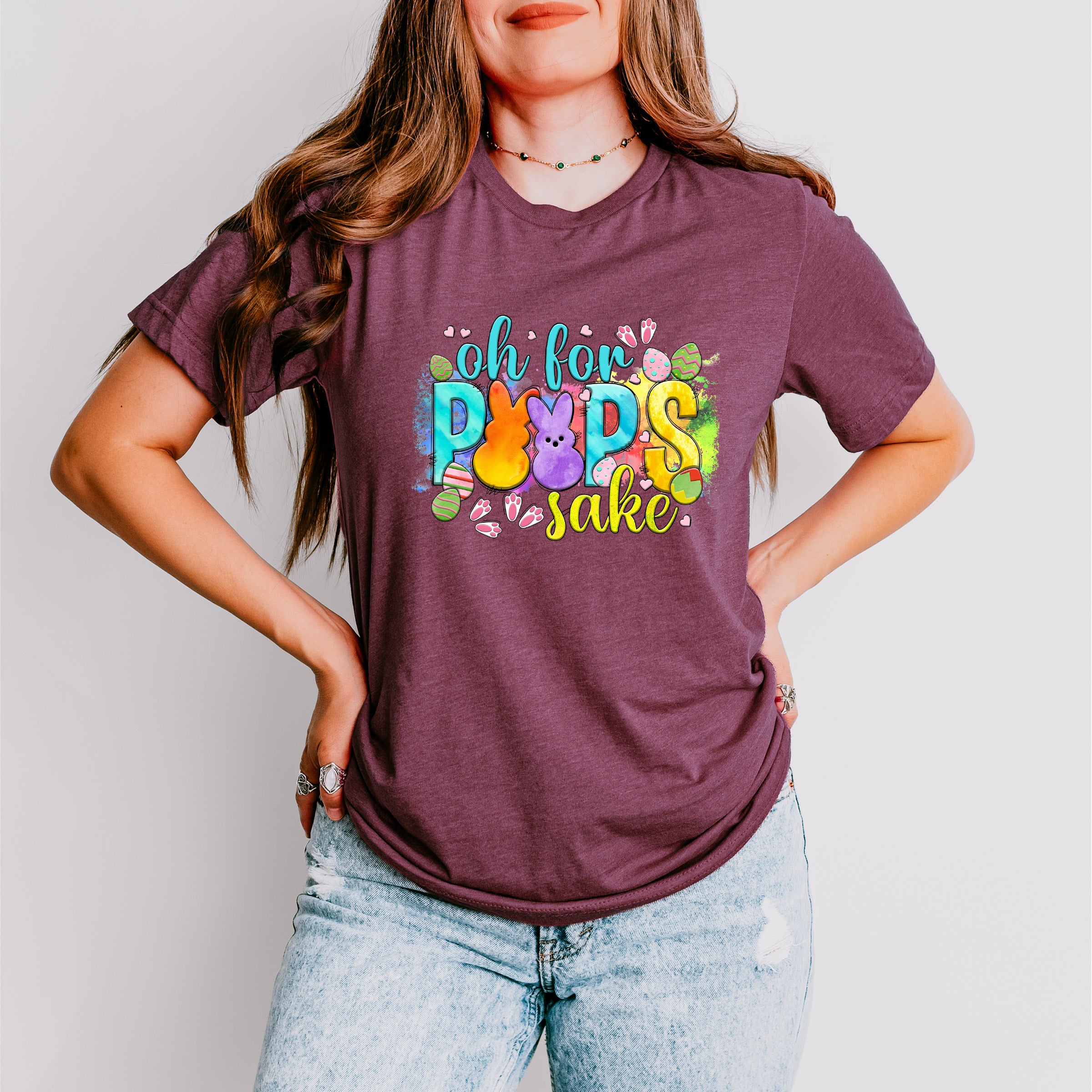 Bright Easter Peeps  Easter Day Unisex Crewneck T-Shirt Sweatshirt Hoodie