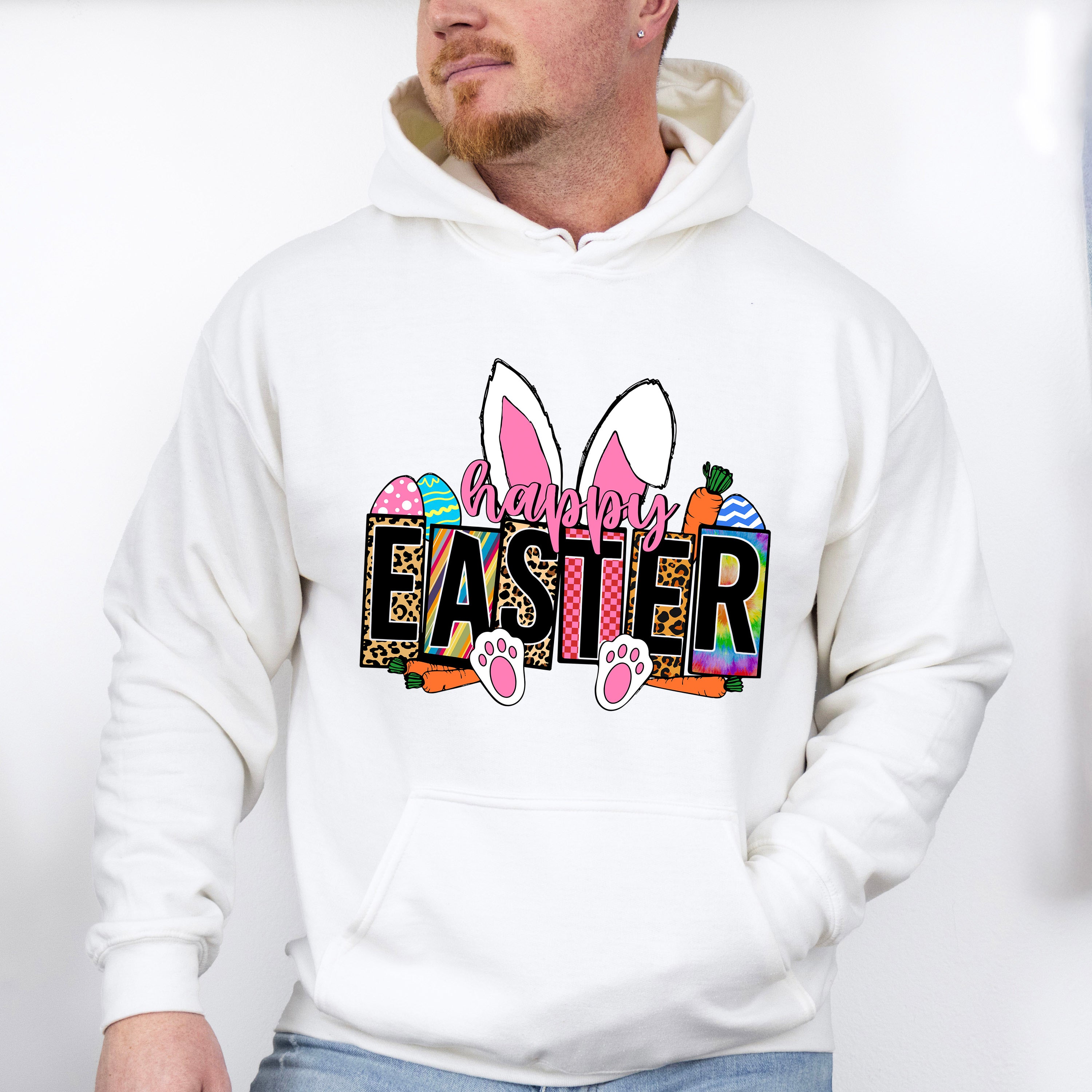 Easter Bunny Ears Easter Day Unisex Crewneck T-Shirt Sweatshirt Hoodie