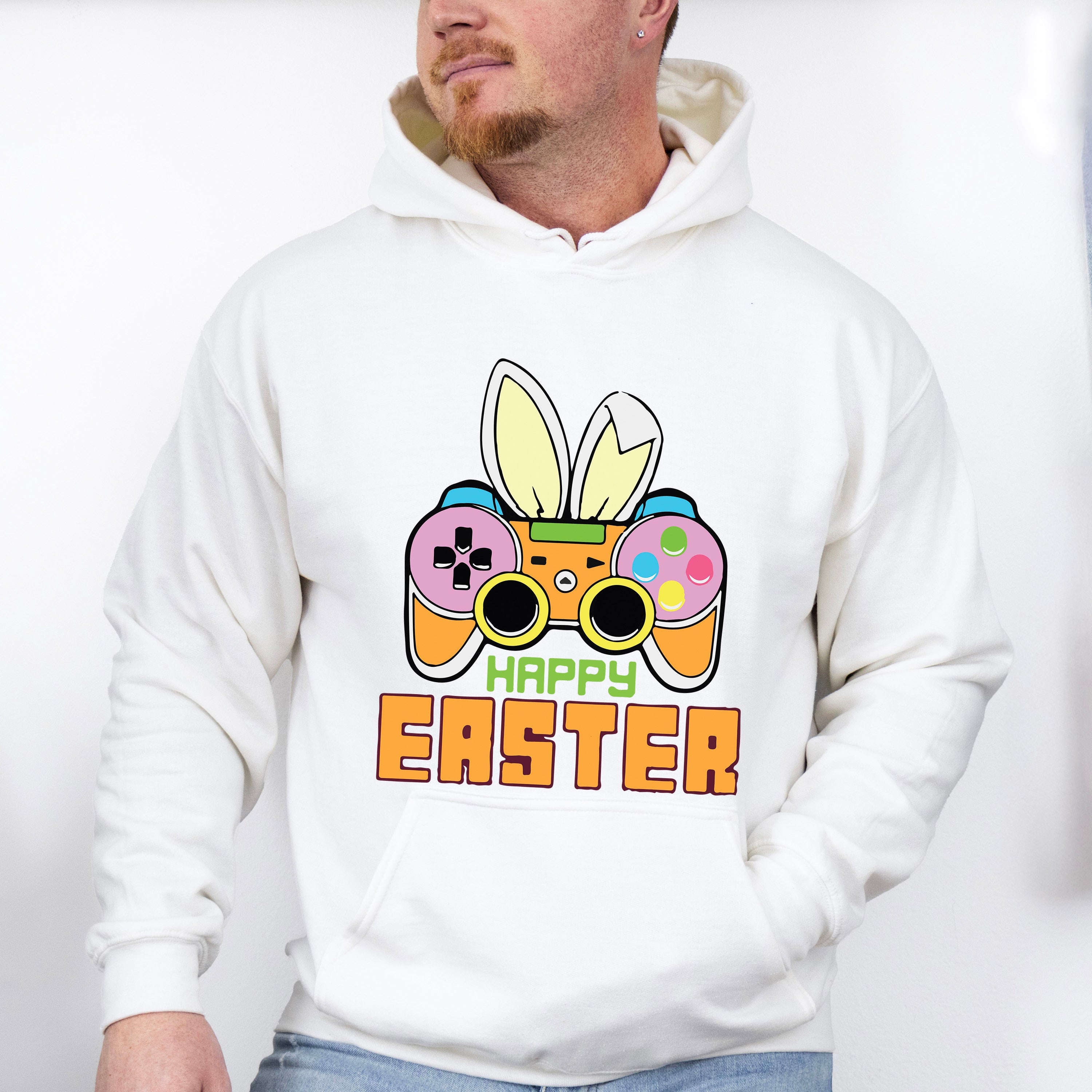 Easter Bunny Controller Easter Day Unisex Crewneck T-Shirt Sweatshirt Hoodie