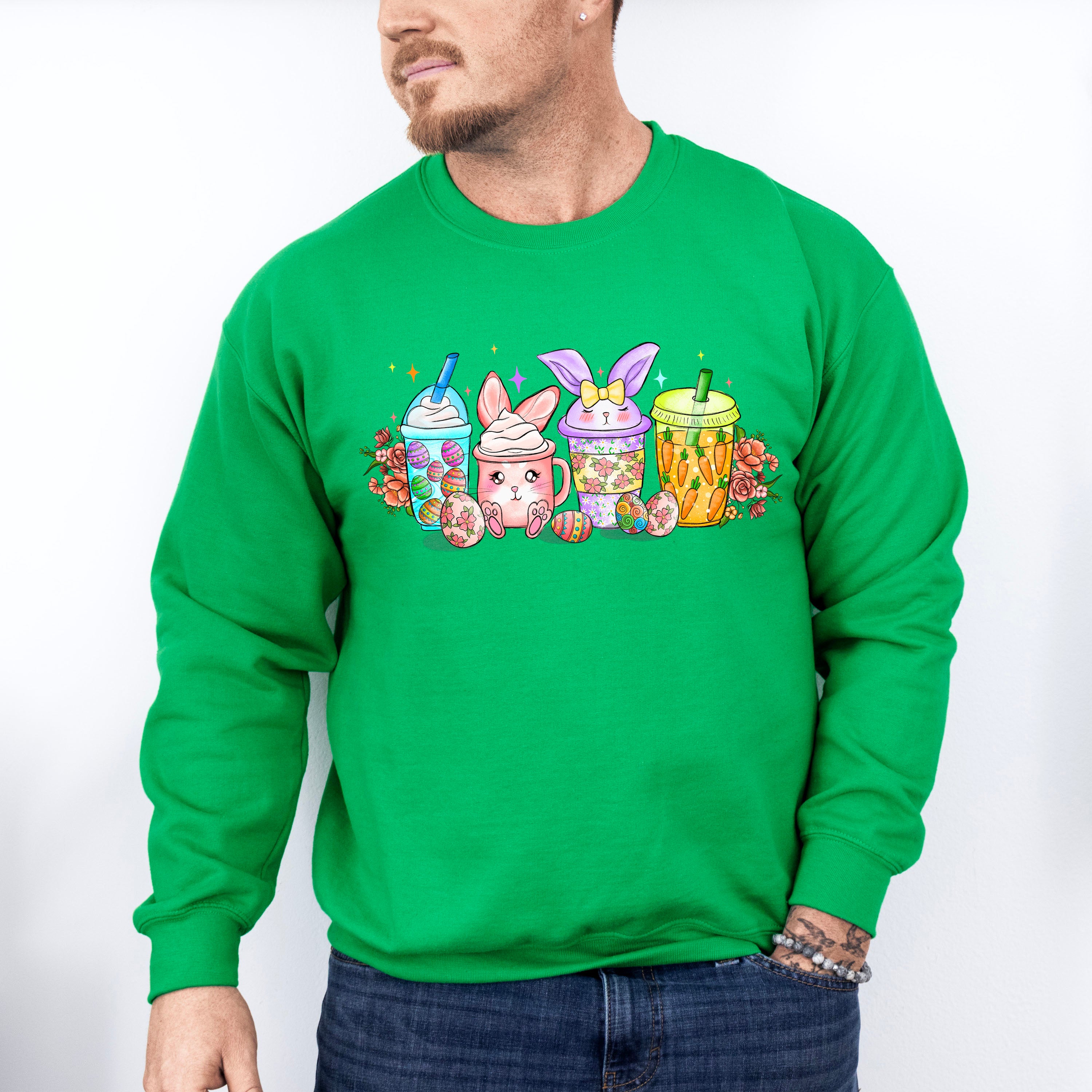 Easter Beverages Easter Day Unisex Crewneck T-Shirt Sweatshirt Hoodie